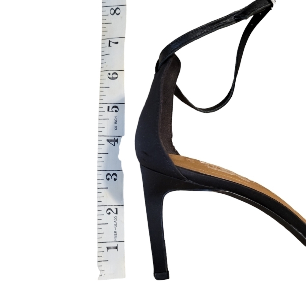 Ted Baker London Ankle Strap High Heel Embellished Rhinestones Black Size‎ 39 /9 - Picture 8 of 11